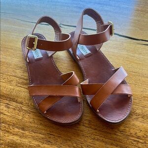 EUC Steve Madden Brown Leather Sandals - 7.5M